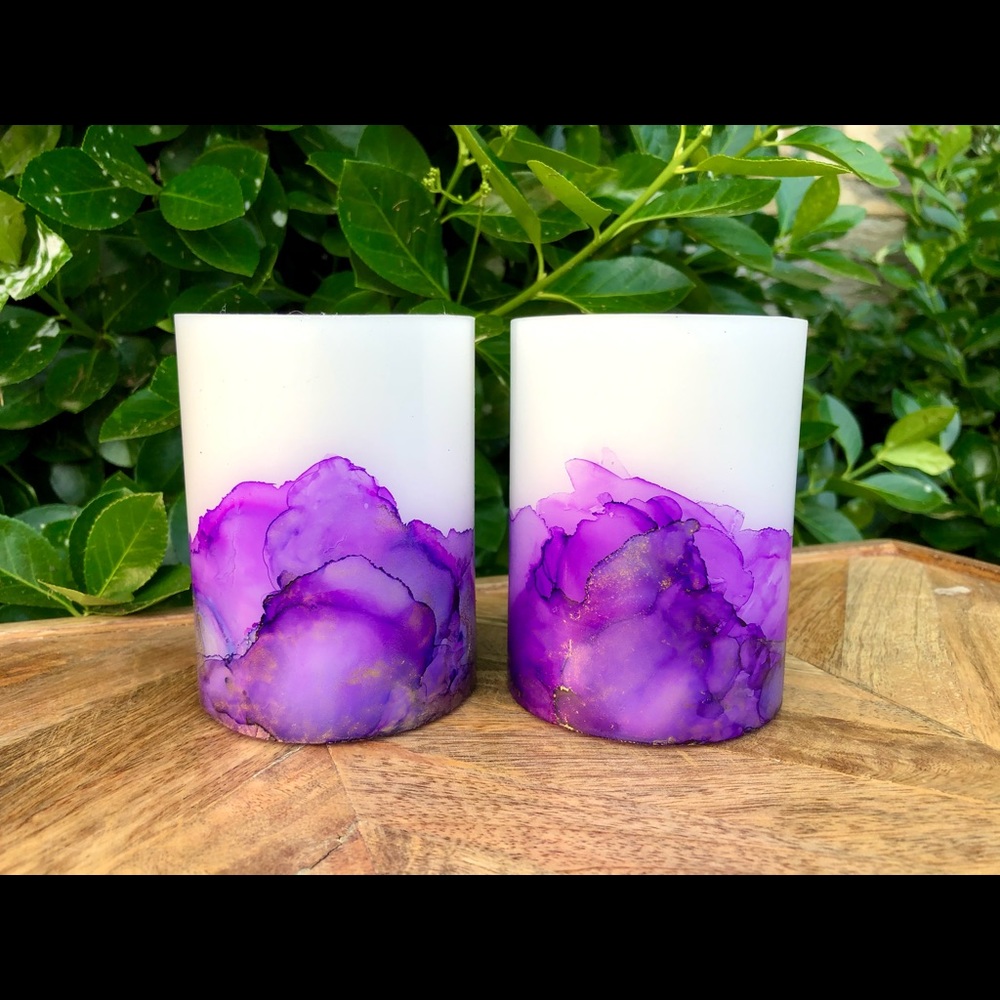 Set of 2 Pillar Candles